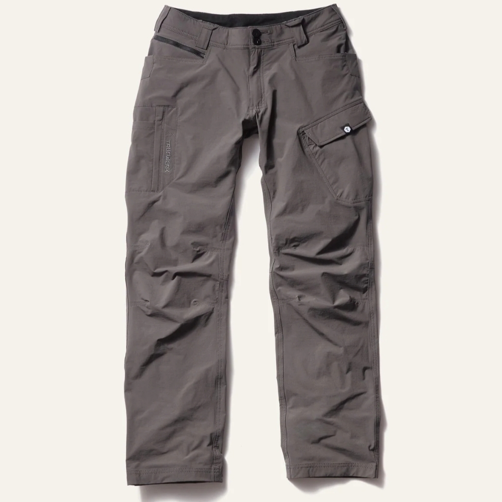 Mens Gray Truewerk T1 Cargo Work Pants.